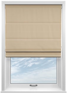 Devonshire, Mushroom - Roman Blind